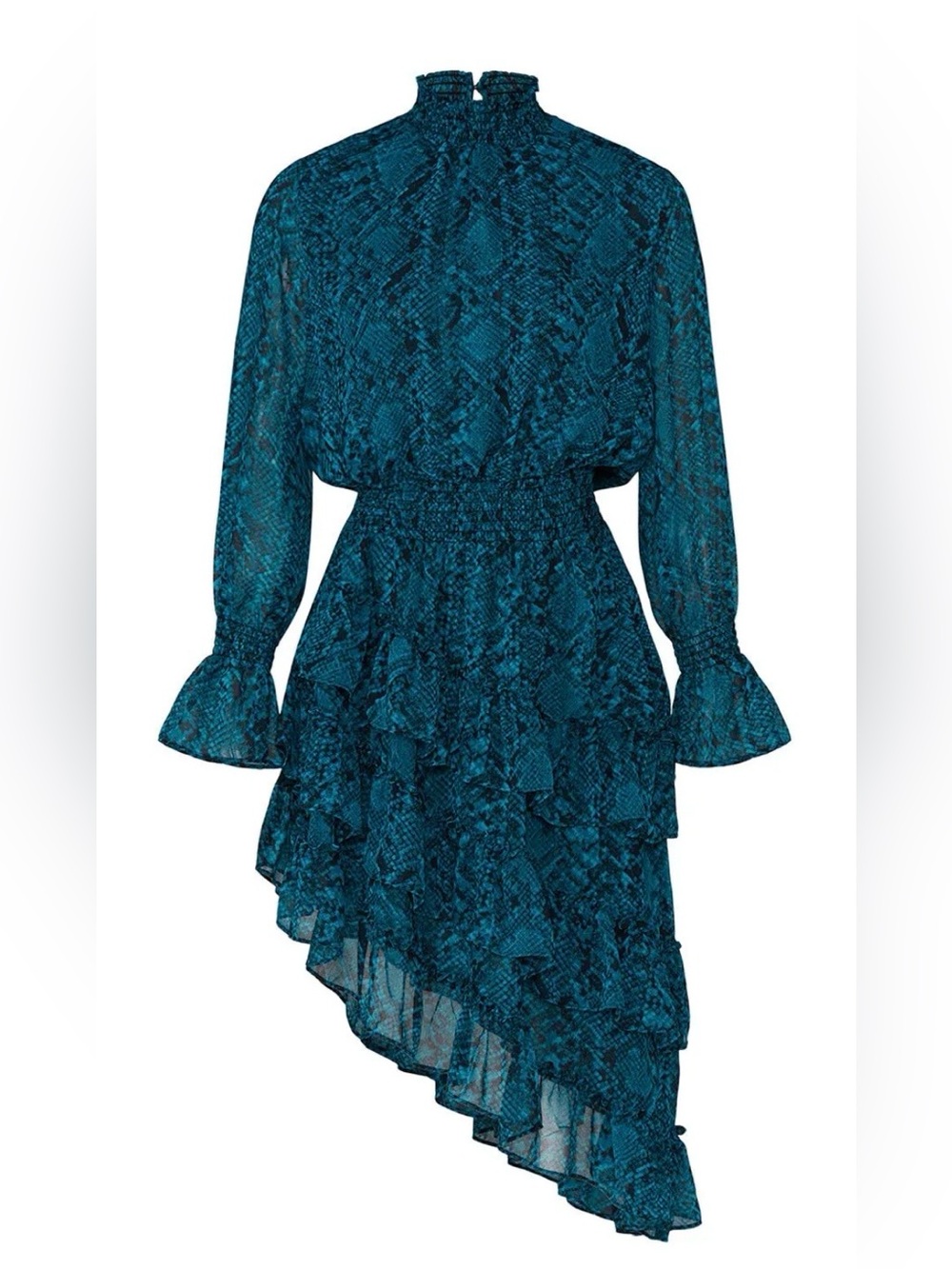 MISA Snake Print Savanna Dress